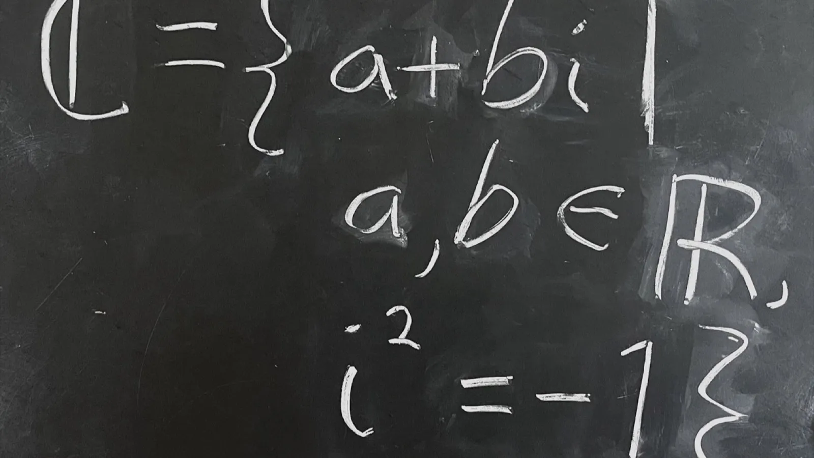Numbers on a board, the whole of the topic in one sentence.